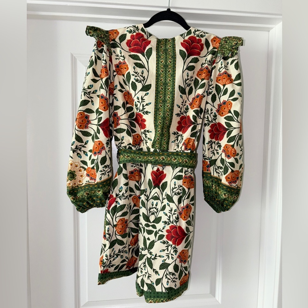 Farm Rio: Sand Garden Tapestry Organic Cotton Romper - Picture 6 of 11